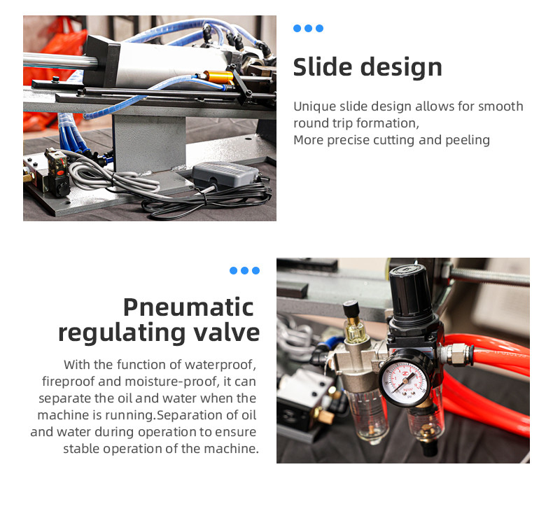 TR-315 Semi-auto Pneumatic Multi-cores Wire Stripping Machine