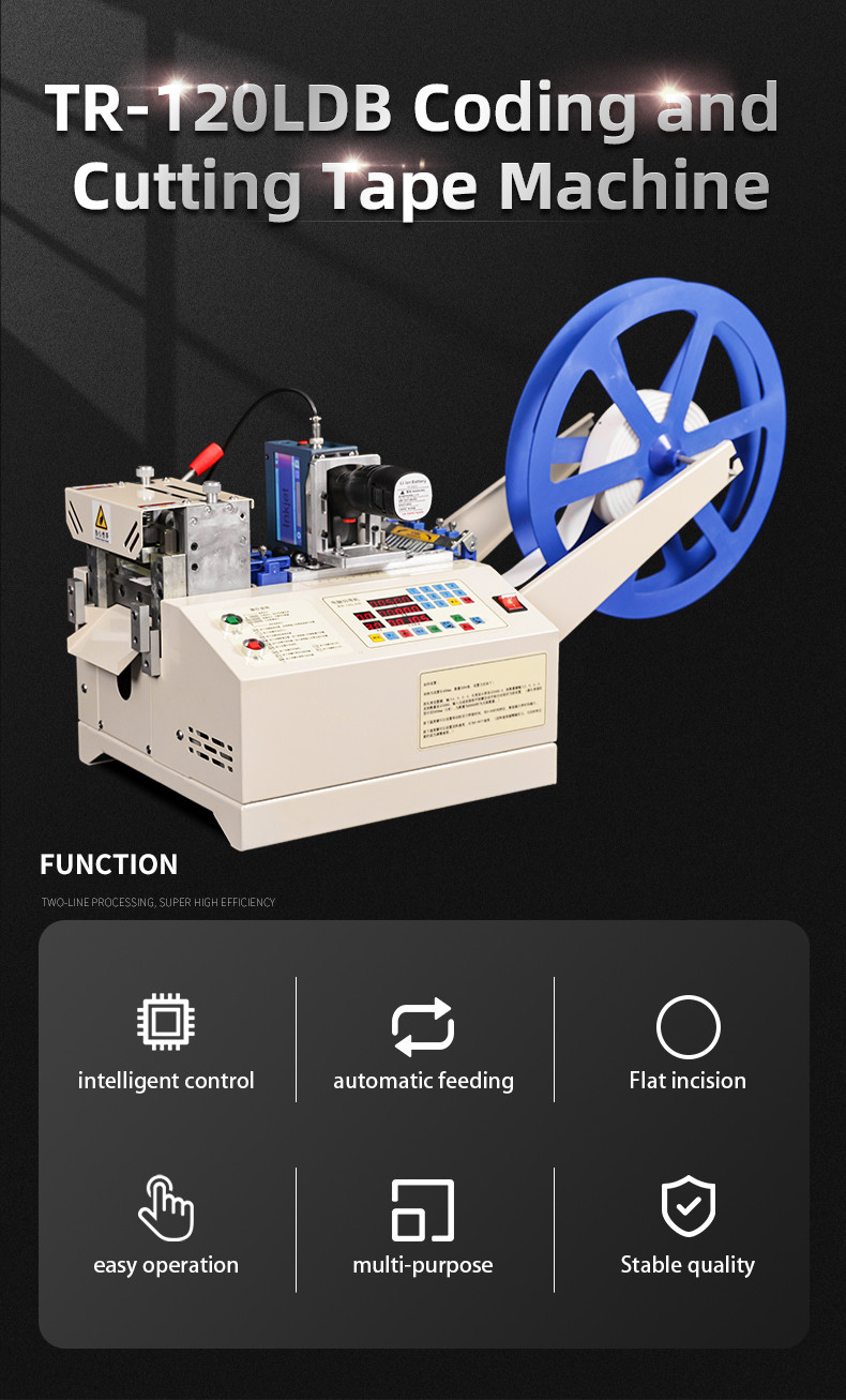 TR-120LDB Semi-autoTape Coding and Cutting Machine