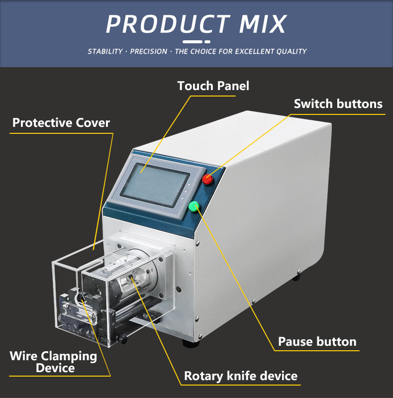 TR-6806D Semi-automatic Coaxial Wire Stripping Machine