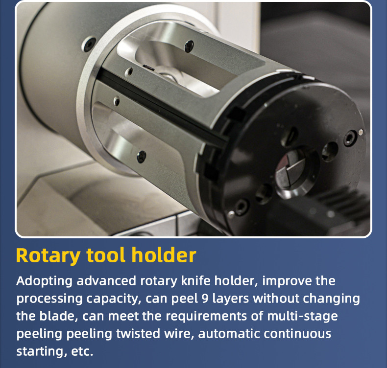 TR-8608 semi-automatic coaxial wire stripping machine