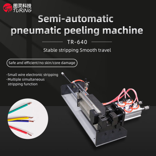 TR-640 Semi-automatic pneumatic cable stripping machine