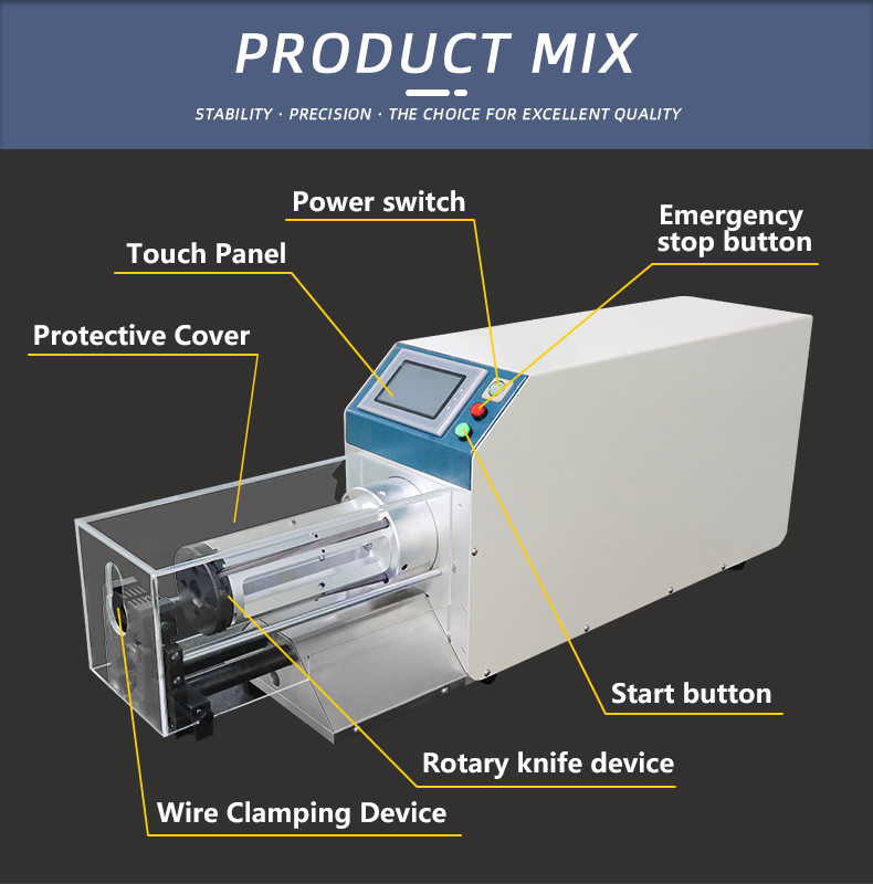 TR-2520 semi-automatic coaxial wire stripping machine