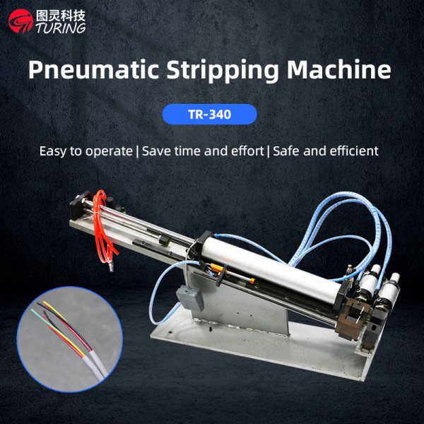TR-340 Semi-auto pneumatic electric wire stripping machine