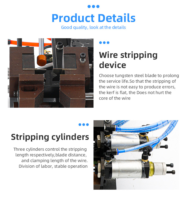 TR-305 pneumatic electric wire stripping machine