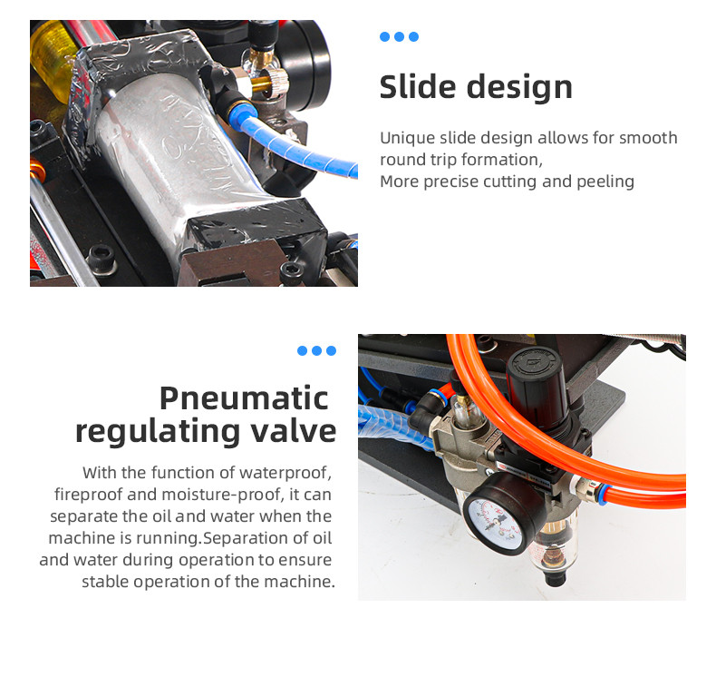 TR-305 pneumatic electric wire stripping machine
