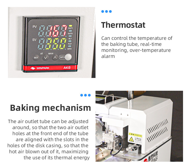 TR-H12 one-output 5-cable sleeve heat-shrinkable tube baking machine