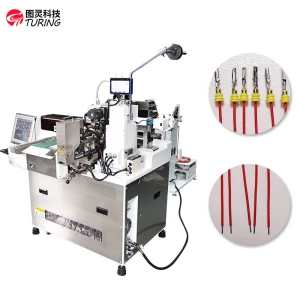 TR-FS02 single head dipping tin and inserting waterproof plug terminal Crimping machine