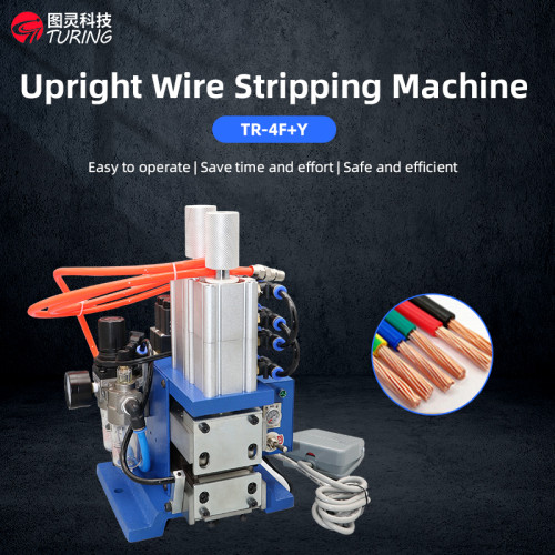 TR-4F+Y Upright Wire Stripping Machine