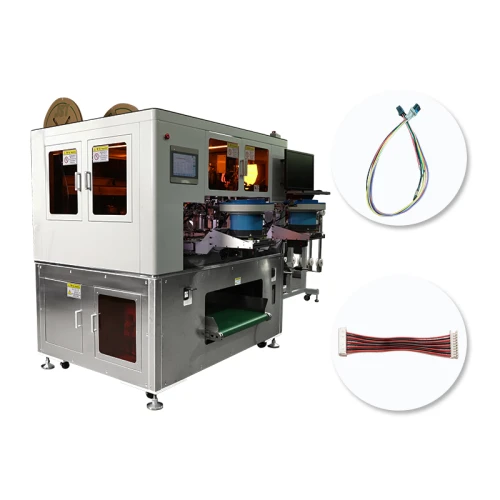 TR-JC01 Double-head mobile vibrating plate long and short line rubber shell inserting machine