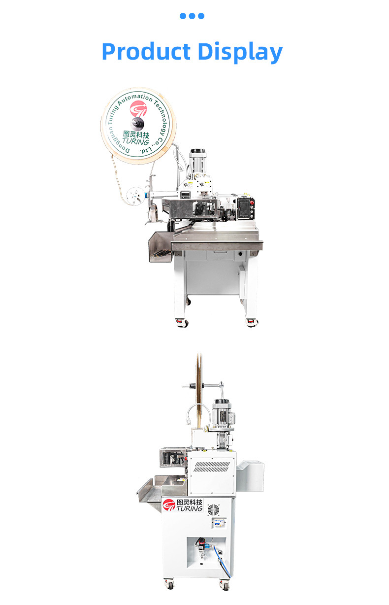 TR-BD06 semi-automatic 2-wire stripping and punching terminal machine