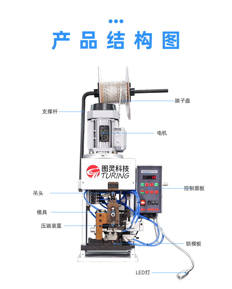 TR-BD06 半自动2拼线剥打端子机