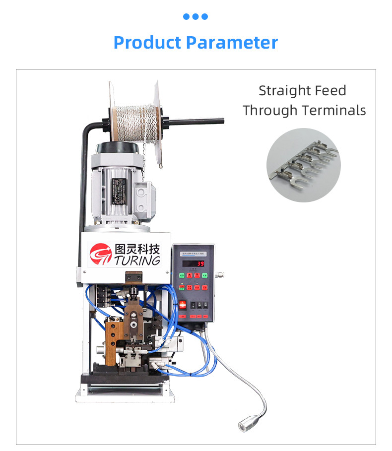 TR-BD3000 semi-automatic straight stripping and Crimping terminal machine