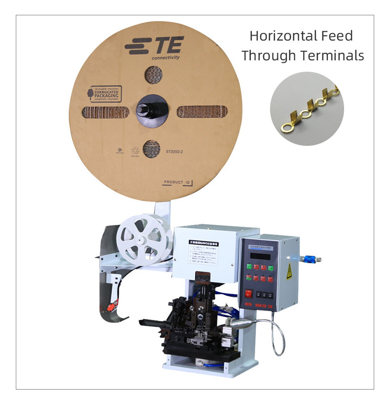 TR-BD3000 semi-automatic straight stripping and Crimping terminal machine