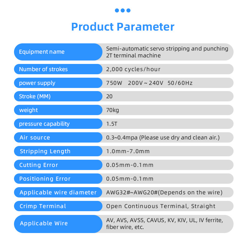 TR-BDS01 semi-automatic servo stripping and  2T terminal crimping machine
