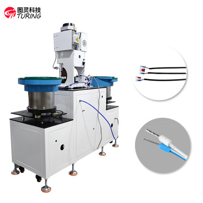 TR-SD01 Semi-auto Double Disc Vibrating Terminal Crimping Machine