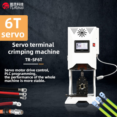 TR-SF6T semi-automatic 6T servo terminal machine