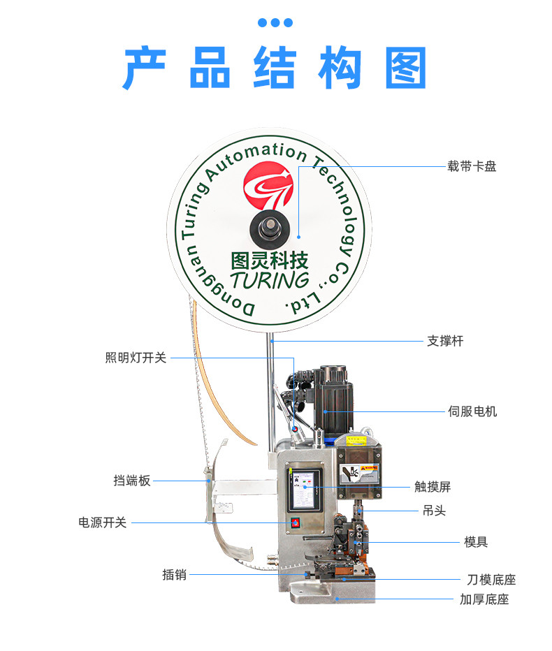 TR-SF8T半自动8T伺服端子机