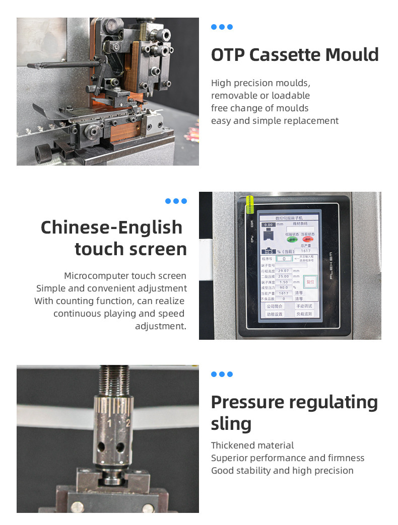 TR-J3T Semi-automatic 3.0T Servo Terminal Machine