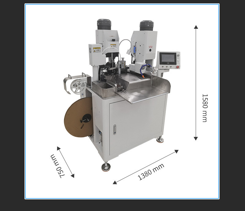 TR-T01 Fully Automatic Mitsubishi servo motor double-head terminal machine