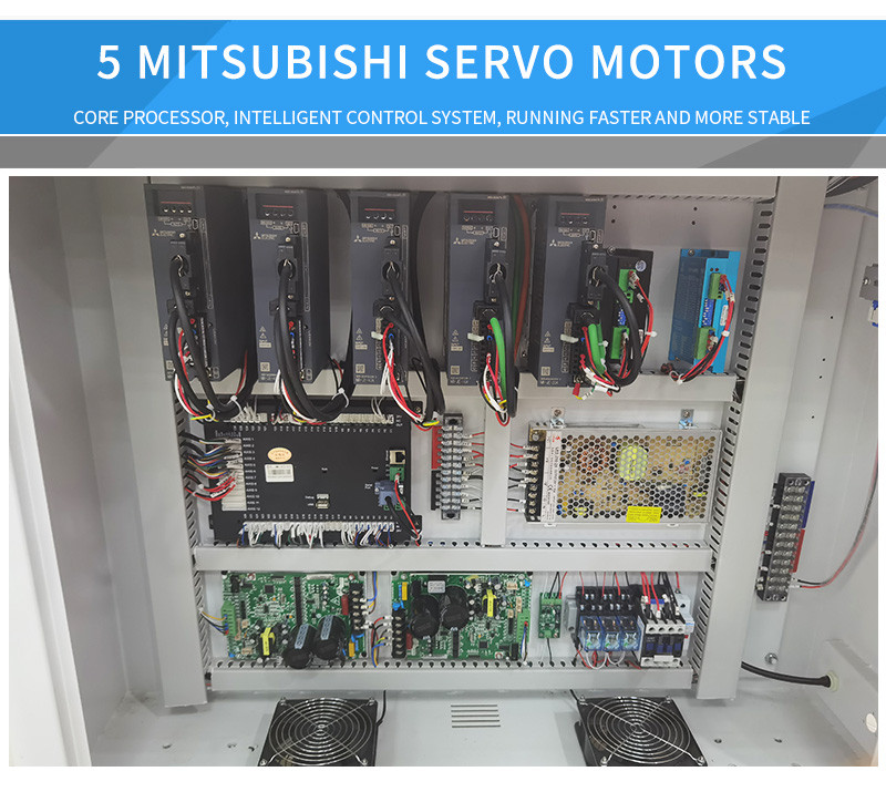 TR-T01 Fully Automatic Mitsubishi servo motor double-head terminal machine