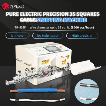 TR-835F Pure Electric Precision 35 Square Cable Stripping Machine