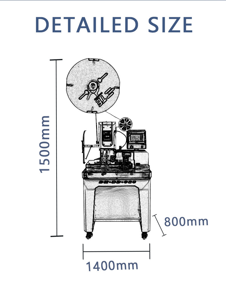 TR-HT03 Multi-core Wire Automatic Stripping And Terminal Crimping Machine