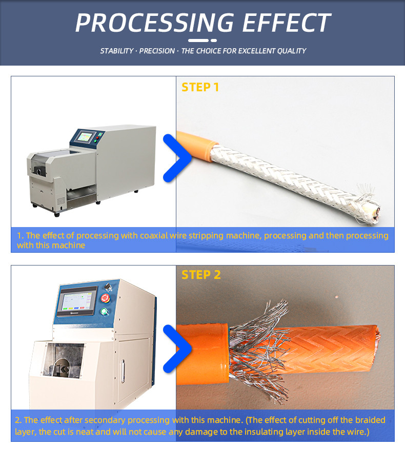 TR-1200 High Voltage Wire Single Station Cutting and Braiding Machine