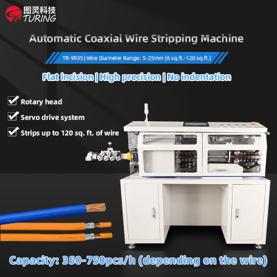TR-9935 Fully Automatic Coaxial Wire Stripping Machine (5-24mm)