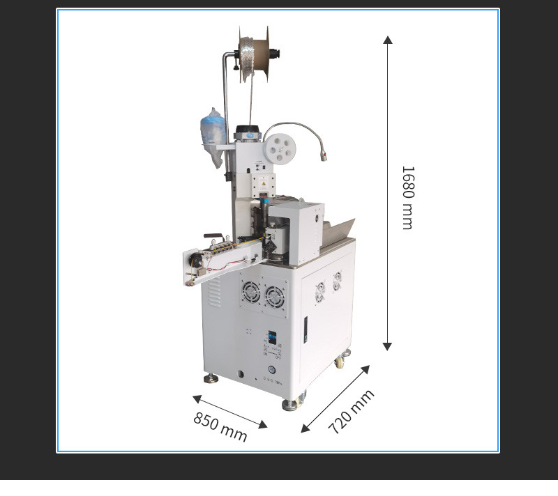 TR-DX001 single head single wire immersed tin terminal machine