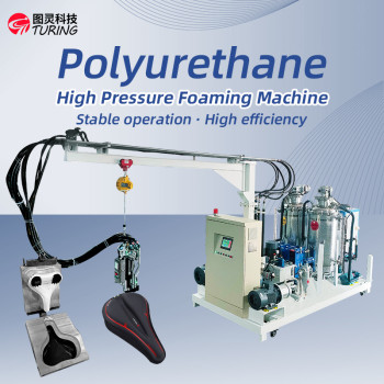 TR-ZXC03 soft foam polyurethane high pressure foaming machine bicycle saddle production line