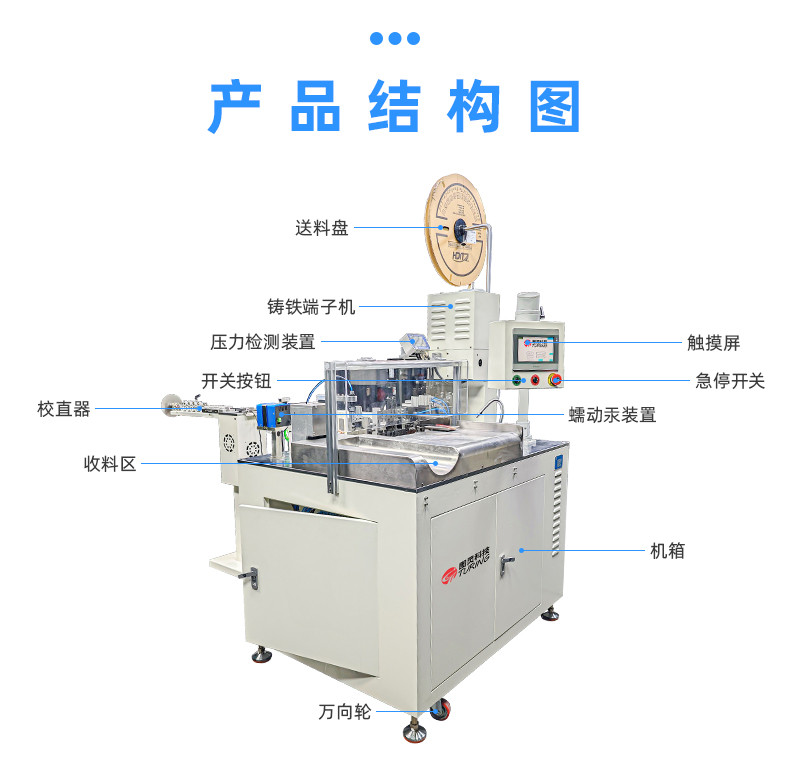 TR-901 护套线剥200打端沾锡机