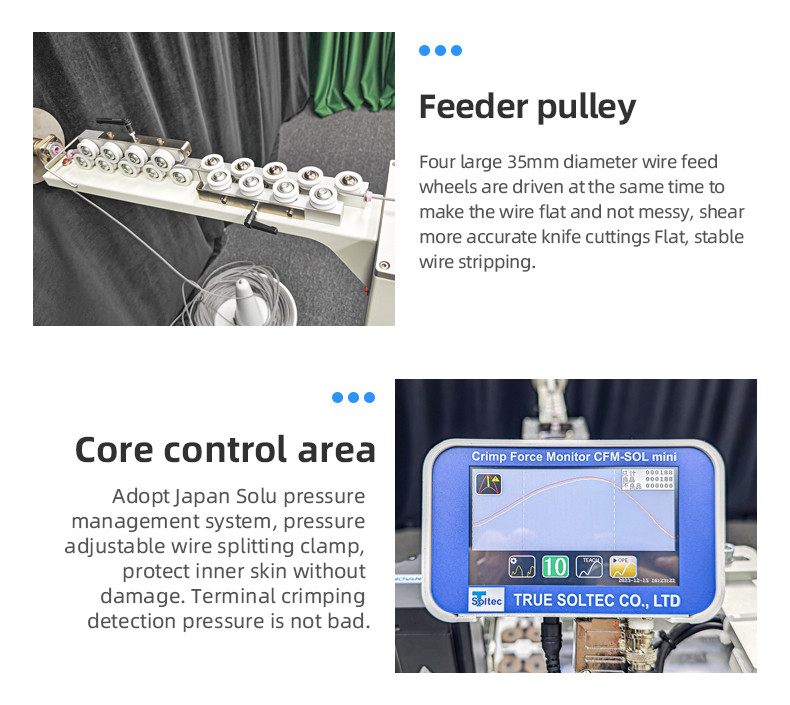  TR-901 Sheath Thread Stripping 200 Tinning Terminal Crimping Machine 