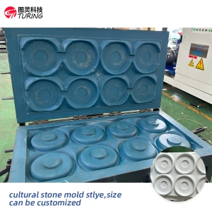 TR-WH12 PU culture stone foam mold customization foaming machine