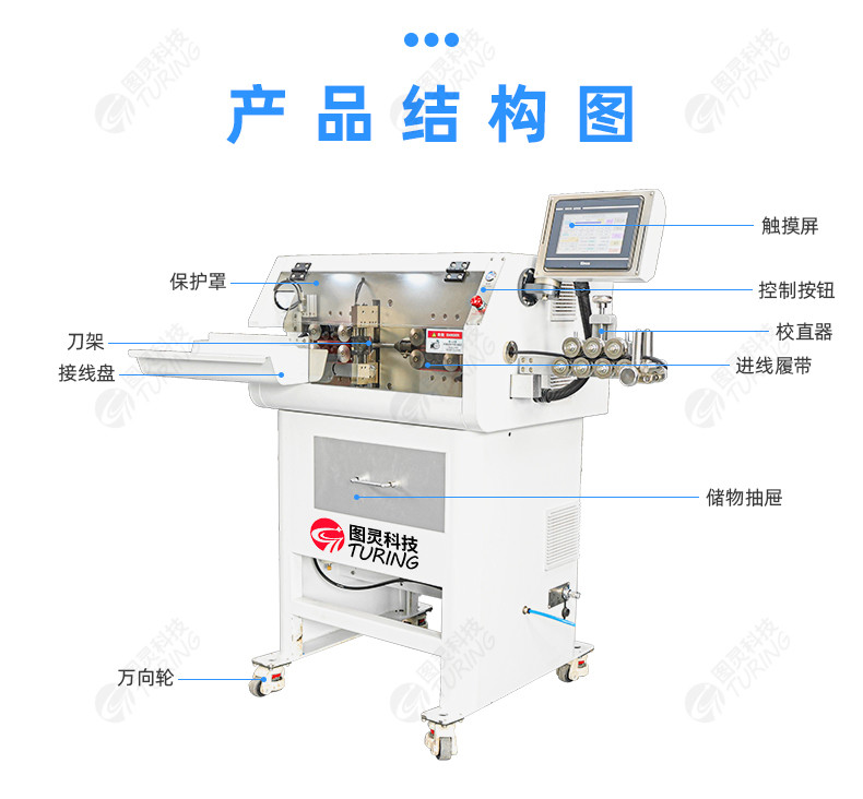 TR-8030HYJN全自动圆护套线内外皮剥线机