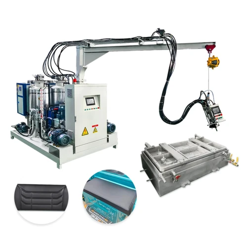 TR-SLC14  self-skinning polyurethane cool high pressure tricycle seat cushion foaming machine