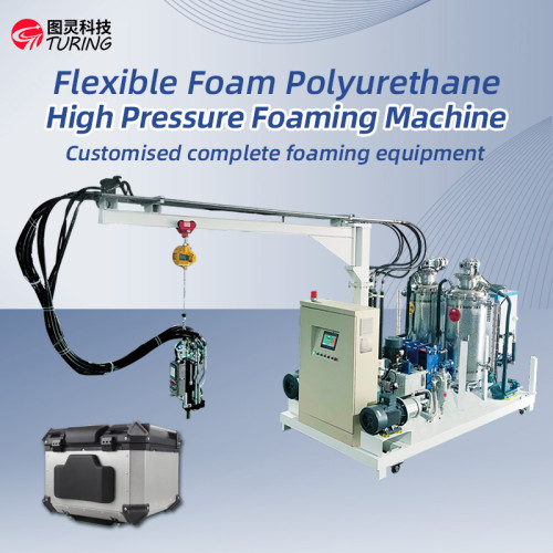 TR-MT04 soft foam polyurethane motorcycle lining high pressure foaming machine