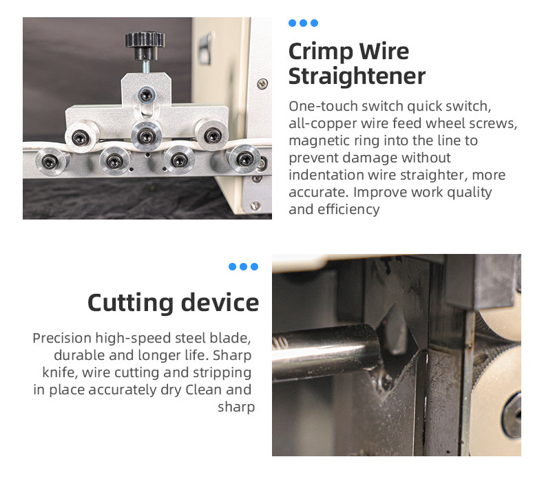 TR-820F fully automatic precision wire stripping machine (double pulley)