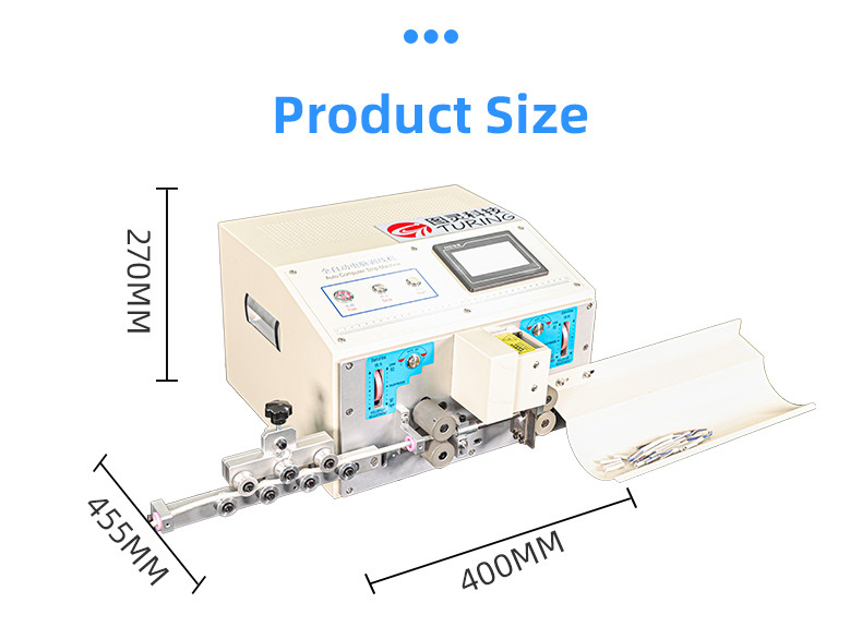 TR-820F fully automatic precision wire stripping machine (double pulley)