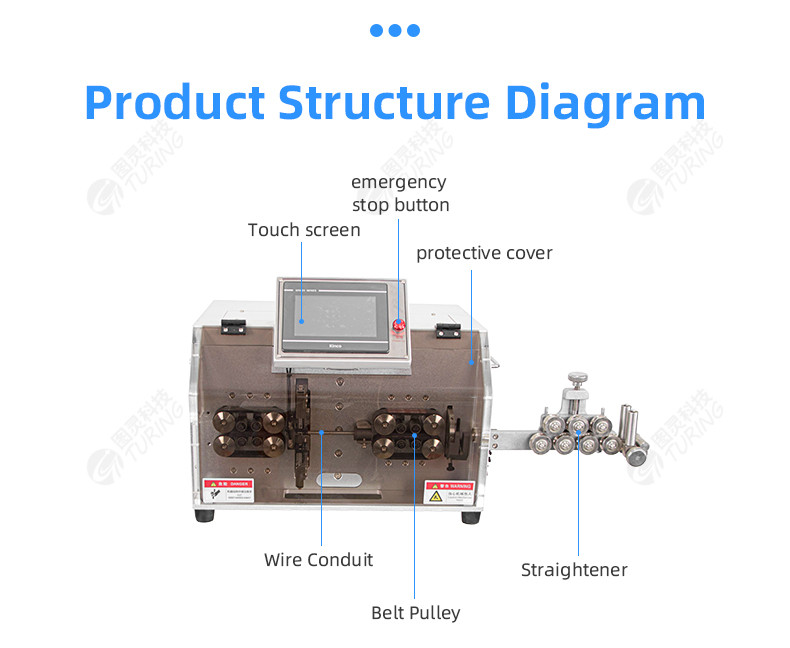 TR-8010 automatic 10 square meters precision wire stripping machine