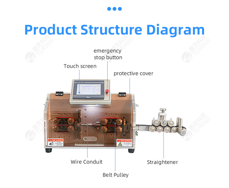 TR-8010 automatic 10 square meters precision wire stripping machine