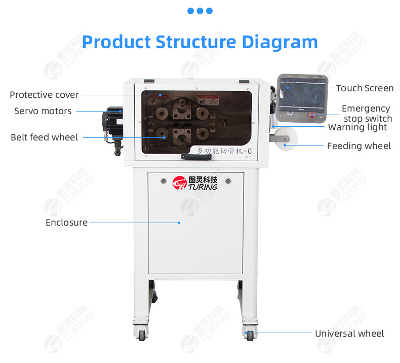 TR-C multifunctional high-speed hose pipe cutting machine (0-36mm)