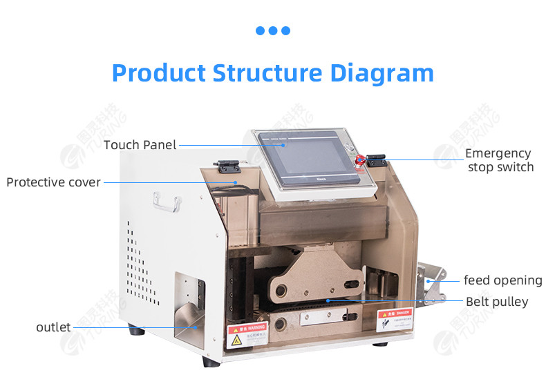 TR-Q100 high-end precision tape or pipe tube cutting machine (width 0-80mm)