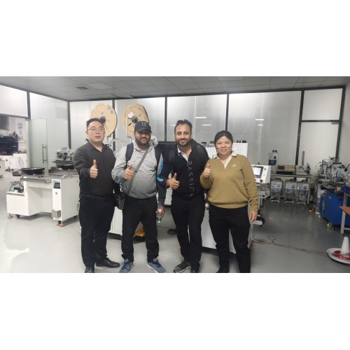 Inspection for inserting heat shrinkable tube machine