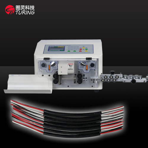 TR-608-HT2/N Round sheath stripping machine with negative straightener wire stripping machine