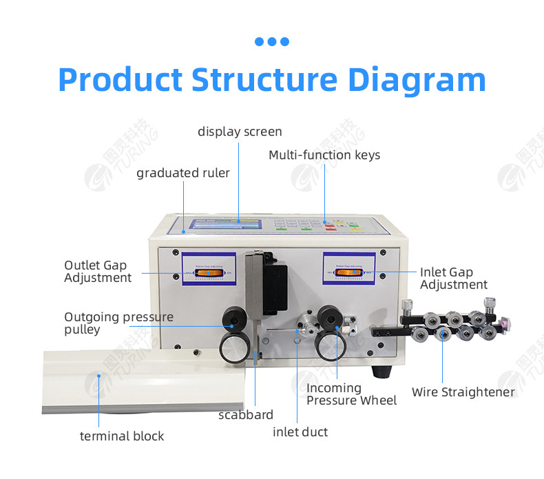 TR-508-C/N (two-wheel small wire stripping machine)