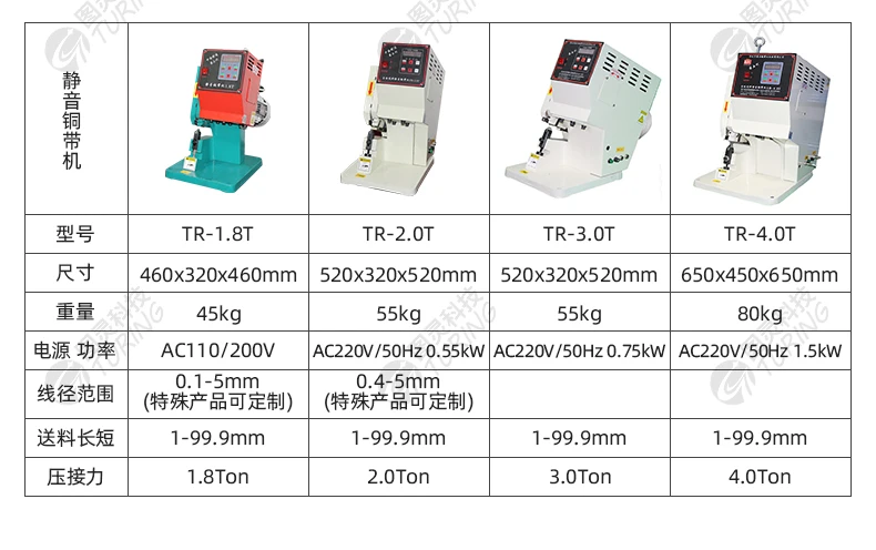 TR-2T 自动送料静音铜带机