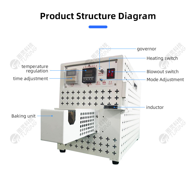 TR-D02 Pure electric bakingheat shrink tube machine