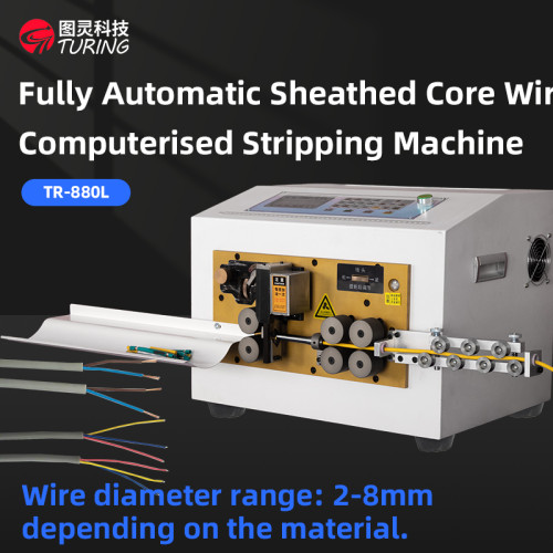 TR-880L Fully Automatic Sheathed Core Wire Computerised Stripping Machine(0.75-25mm2)