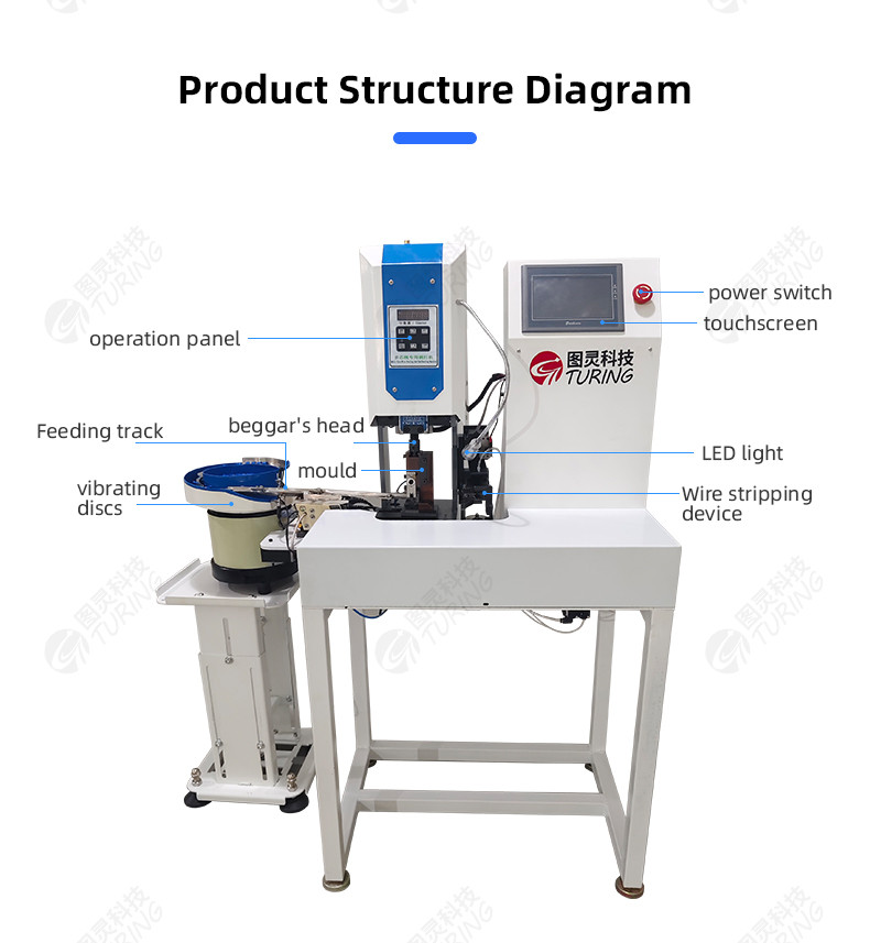 TR-LY02 semi-automatic bulk cold-pressed terminal stripping and crimping machine