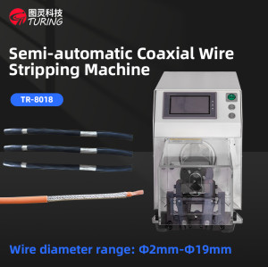 TR-8018 Semi-auto Coaxial Cable Stripping Machine